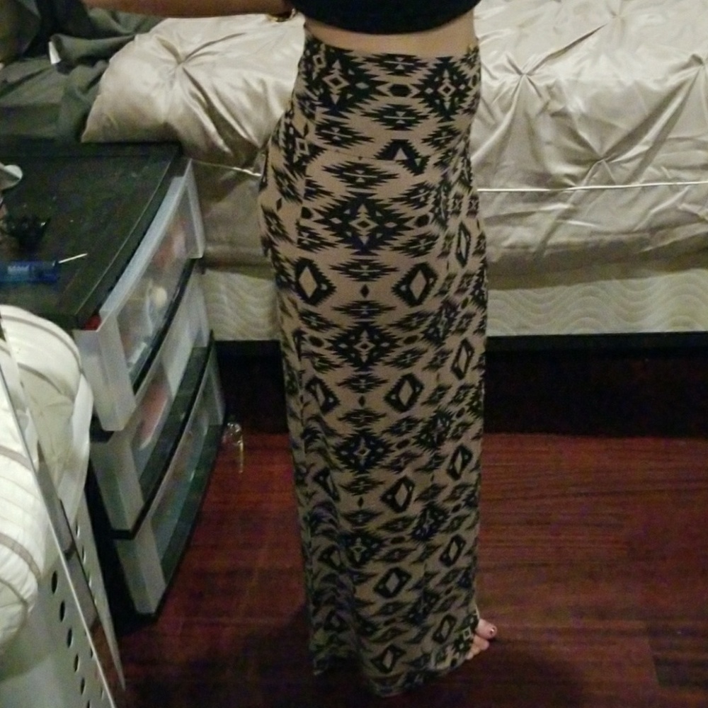 Tribal maxi skirt